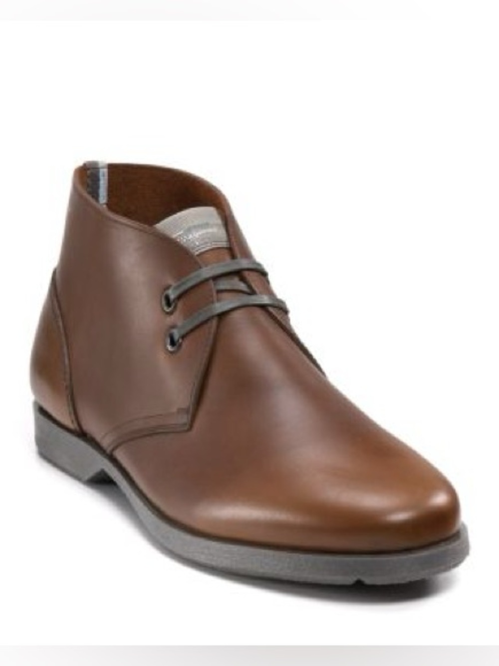 Salvatore Ferragamo Metro Brown Leather Chukka Boots Size 9
